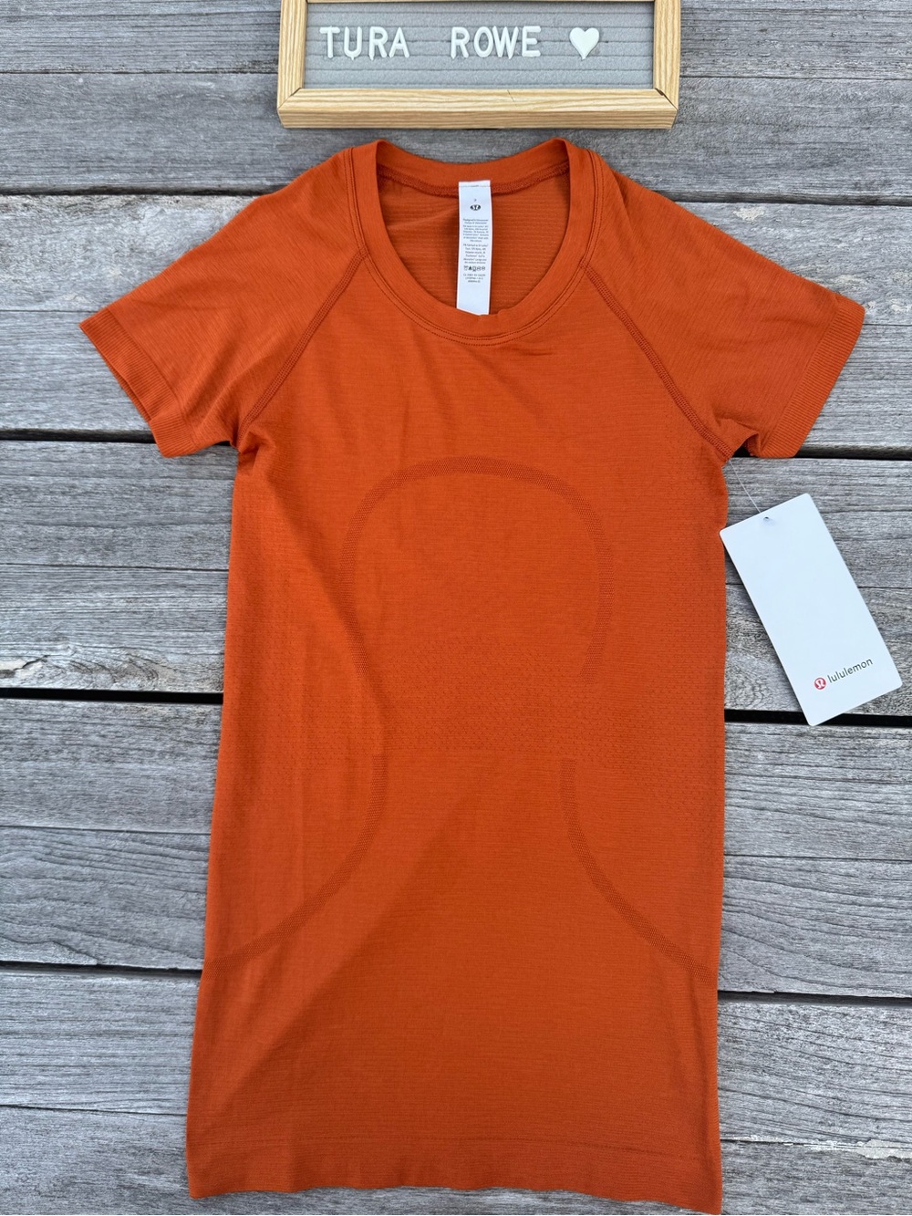 Lululemon Swiftly Tech Short Sleeve 2.0 Burnt Orange Size 2 NWT 🧡